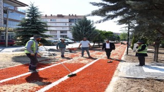 Pursaklarda parklar yenileniyor