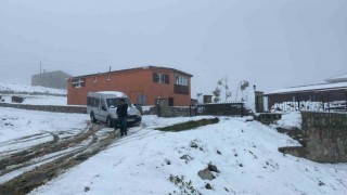 Rizede Temmuz ayında kar sürprizi