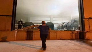 Ruhsatsız kömür tesisi üretime geçemeden mühürle tanıştı: Yangın çıktı