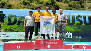 Sakarya ekibi Kocaeliden dereceyle döndü