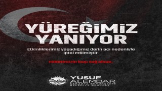 Sakaryada etkinlikler iptal edildi