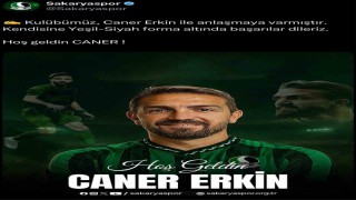 Sakaryaspor Caner Erkini kadrosuna kattı