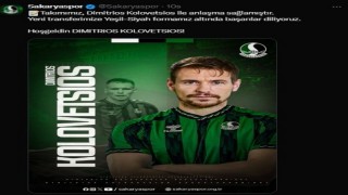 Sakaryaspor Dimitrios Kolovetsiosı kadrosuna kattı