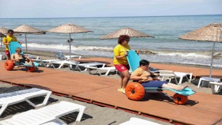 Samsunda Engelsiz Plaj ve Engelsiz Kafe hizmete açıldı