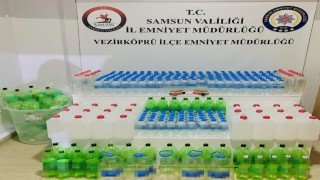Samsunda etil alkol, uyuşturucu ve mermi ele geçirildi