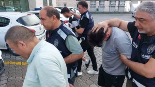 Samsunda park yeri kavgasında gözaltına alınan 3 kişi adliyeye sevk edildi