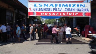Sanayi esnaflarından 16. geleneksel hayır yemeği