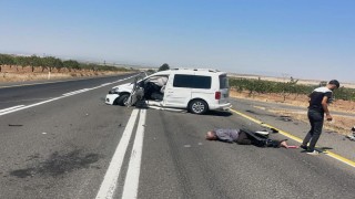 Şanlıurfada trafik kazası: 1i ağır, 2 yaralı