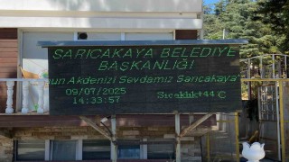 Sarıcakayada termometreler 44 dereceyi gördü