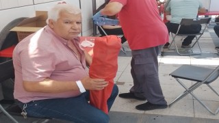 Sarıgölde hayırsever destekli kan bağışı kampanyası
