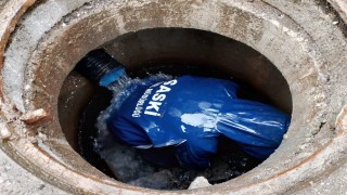 SASKİden haftalık altyapı mesaisi: 232 arıza giderildi, 823 metre hat temizlendi