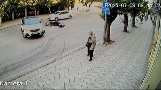 Sebep olduğu kazanın ardından hiçbir şey olmamış gibi yoluna devam etti
