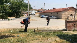 Şehidin cenaze namazı öncesi ekipler çalışma yapıyor