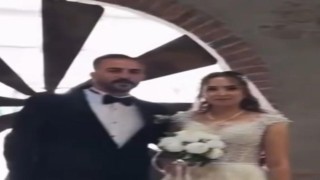 Şehit Kocamandan geriye yürek yakan düğün görüntüsü kaldı