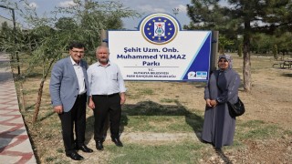 Şehit Muhammed Yılmazın adı parkta yaşatılacak
