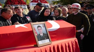 Şehit Üsteğmen Tuğrul Özsu, Edirnede son yolculuğuna uğurlandı