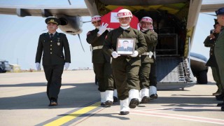 Şehit Üsteğmen Tuğrul Özsunun cenazesi Çorluya getirildi