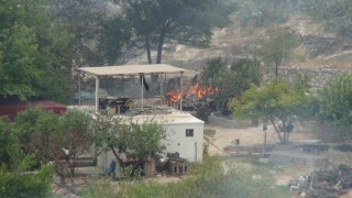 Silifkedeki orman yangınıyla mücadele devam ediyor: 526 personel sahada