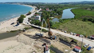 Sinop Aklimandaki köprüler çift yönlü olarak yenileniyor
