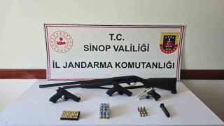Sinopta düğünde havaya ateş eden 2 kişi yakalandı