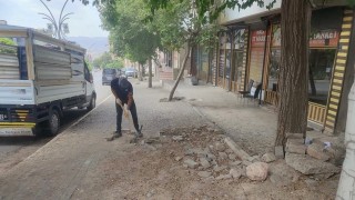 Şırnak Belediyesinden kent genelinde yoğun parke taşı mesaisi