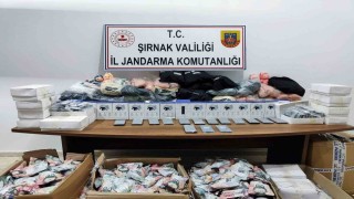 Şırnakta 10 günde 9.9 milyon TL değerinde kaçak malzeme ele geçirildi