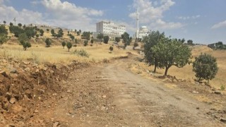 Şırnakta imara açılan bölgede yol çalışması başladı
