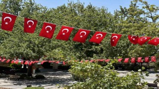 Siverek ay yıldızlı bayraklarla donatıldı