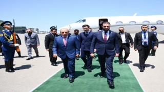 Suriye Devlet Başkanı eş-Şara, Azerbaycanda