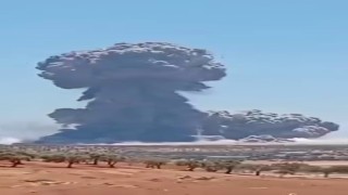 Suriyede mühimmat deposunda yaşanan patlama Hatayda hissedildi