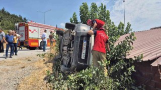 Susurlukta trafik kazası: 1 kişi yaralandı