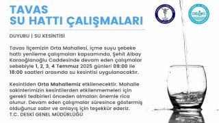 Tavasta içme suyu şebekeleri yenileniyor
