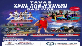 Tavasta yaz spor kursları başlıyor