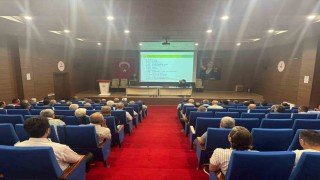 Tavşanlıda muhtarlara ve biçerdöver sahiplerine yangınla mücadele eğitimi