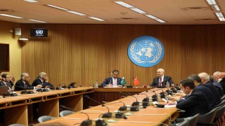 TBMM Başkanı Kurtulmuş, Pakistan Ulusal Meclis Başkanı Sadık ile bir araya geldi