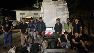 Tekirdağda göçmen kaçakçılığı operasyonunda 11 düzensiz göçmen yakalandı