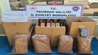 Tekirdağda kaçak sigara operasyonu