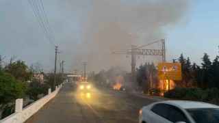 Tekirdağda korkutan yangın