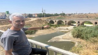 Tekirdağda kuraklık nedeniyle Hayrabolu Deresi kurudu