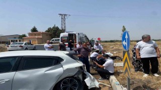 Tekirdağda otomobiller çarpıştı: 2si çocuk 6 yaralı