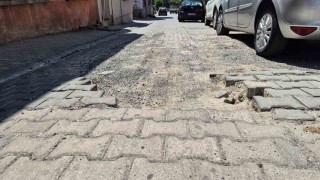 Tekirdağda sokaklar kazı alanına döndü