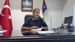 Tekirdağın ilk kadın ilçe jandarma komutanı