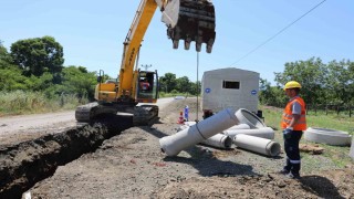 Tekkeköye yeni atık su hattı