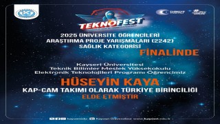 TEKNOFEST 2025 Sağlık Kategorisi Türkiye Birinciliği Kayseri Üniversitesinden