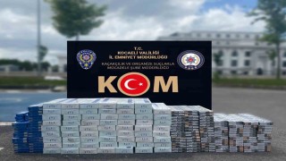 TEM Otoyolunda bir tırda 350 paket gümrük kaçağı sigara ele geçirildi