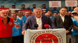 TES-İŞ Genel Başkanı Kabaloğlu: Biz zeytini de koruyacağız, madeni de koruyacağız, istihdamı da geliştireceğiz