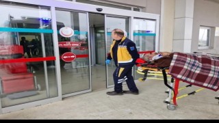 Tırpanla ot biçerken parmağını kopardı