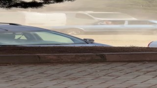 Tofaş marka aracıyla drift yaparken kameralara yakalandı