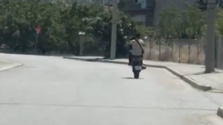 Trafikte akrobatik hareketler yapan motosikletliye 4 bin 153 lira ceza kesildi