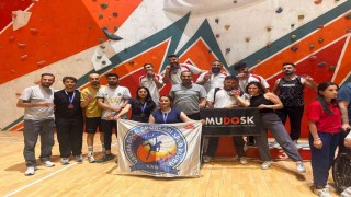 Türkiyenin ilk para tırmanış şampiyonası Muşta düzenlendi